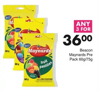 Save Beacon Maynards Pre Pack 60g/75g offer