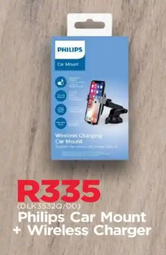 Matrix Warehouse Philips Car Mount + Wireless Charger offer