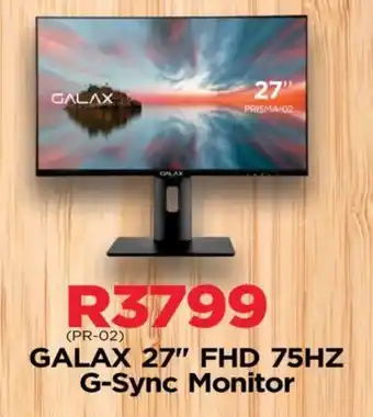 Matrix Warehouse GALAX 27" FHD 75HZ G-Sync Monitor offer