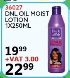 Africa Cash and Carry DNL Oil Moist Lotion 1x250ml offer