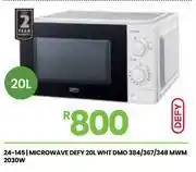 Fair Price Defy 20ltr white microwave dmo384/367/348mwm offer