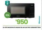 Fair Price Hisense 20l blk electric microwave h20mobs11 offer