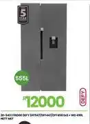 Defy 555ltr s/s fridge + wd dff547/dff447/dff458