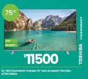Fair Price Toshiba 75 uhd 4k smart television 75c350l-n/75c350kn offer