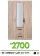 Fair Price Valerie 3 dr + 3 drw wardrobe offer