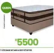 Fair Price Med a rest p/top 152 queen base set offer