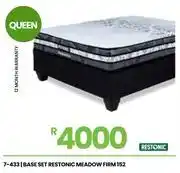 Fair Price Restonic meadow firm 152 queen base set offer