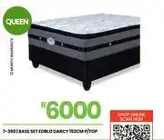 Fair Price Edblo darcy 152cm p/top queen base set offer