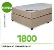 Fair Price Comfort 8 star 137 double base set offer