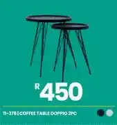 Fair Price Doppio 2pc coffee table offer