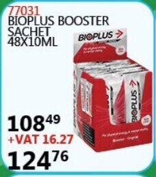 Africa Cash and Carry Bioplus Booster Sachet 48x10ml offer