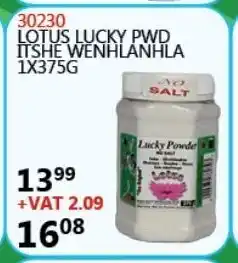 Africa Cash and Carry Lotus Lucky Powder Itshe Wenhlanhla 375g offer