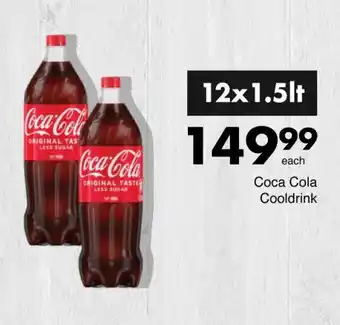 Save Coca Cola Cooldrink 12x1.5lt offer