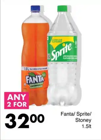 Save Fanta/ Sprite/ Stoney 1.5lt offer