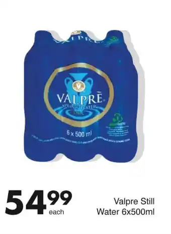 Valpre Still Water 6x500ml