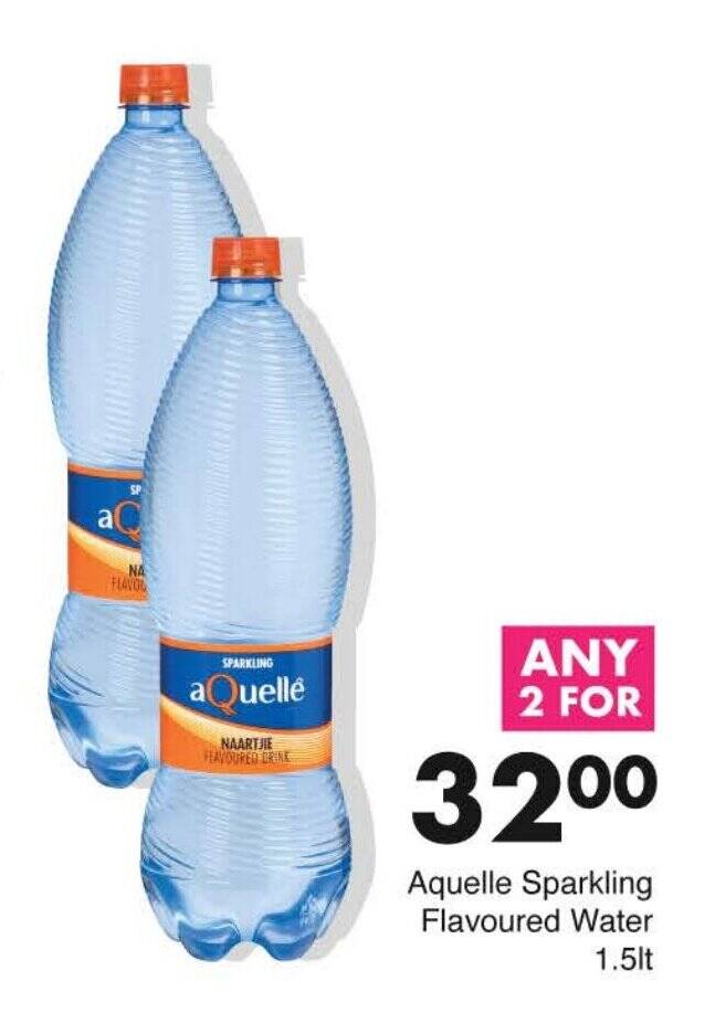 Aquelle Sparkling Flavoured Water 1.5lt offer at Save