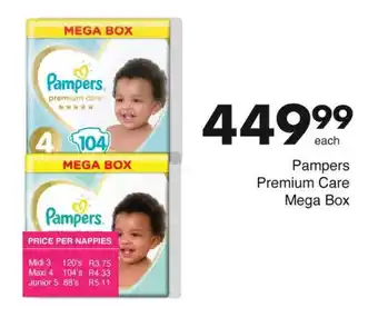 Save Pampers Premium Care Mega Box offer