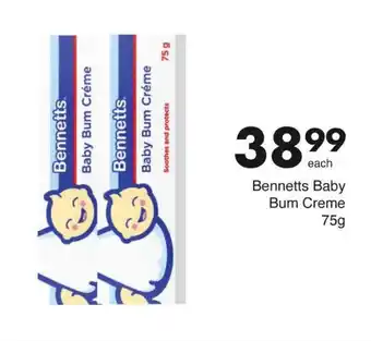Save Bennetts Baby Bum Creme 75g offer