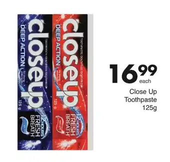Save Close Up Toothpaste 125g offer