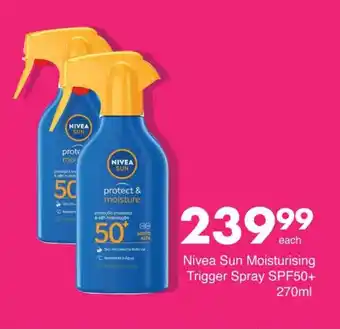 Nivea Sun Moisturising Trigger Spray SPF50+ 270ml