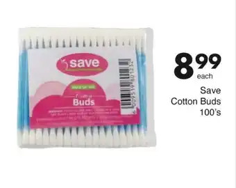 Save Save Cotton Buds 100's offer