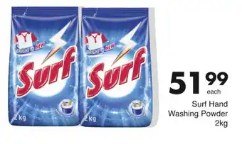 Save Surf Hand Washing Powder 2kg offer