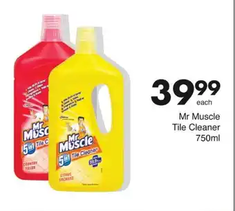 Save Mr Muscle Tile Cleaner 750ml offer
