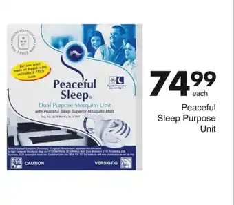 Save Peaceful Sleep Purpose Unit offer