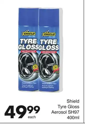 Shield Tyre Gloss Aerosol SH97 400ml