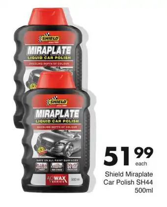 Save Shield Miraplate Car Polish SH44 500ml offer