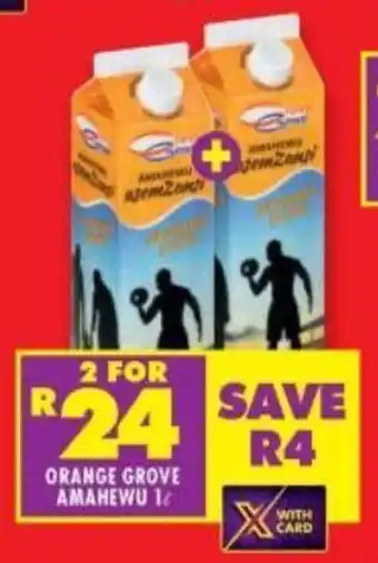 Shoprite ORANGE GROVE AMAHEWU 1L offer