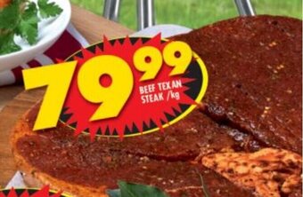 Shoprite Beef Texan Steak offer
