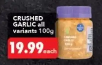 Shoprite Crushed Garlic 100g offer