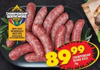 Shoprite Championship Boerei Bites offer