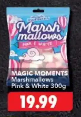 Shoprite Magic Moments Marshmallows Pink & White 300g offer