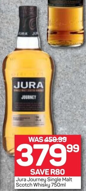 Pick n Pay Liquor Jura Journey Single Malt Scotch Whisky 750ml offer