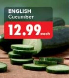 Shoprite English Cucumber offer