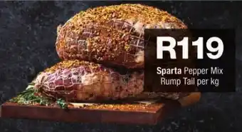 Checkers Sparta Pepper Mix Rump Tail per kg offer