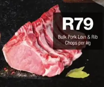 Checkers Bulk Pork Loin & Rib Chops per kg offer