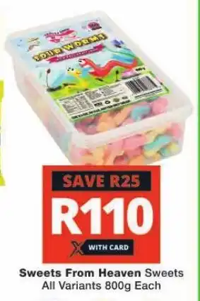 Checkers Sweets From Heaven Sweets All Variants 800g Each offer