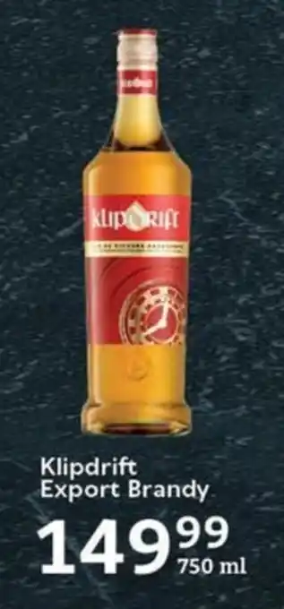 Oxford Freshmarket Klipdrift Export Brandy offer