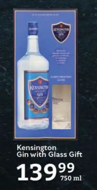 Oxford Freshmarket Kensington Gin with Glass Gift offer
