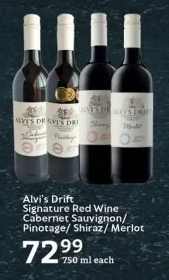Alvi's Drift Signature Red Wine Cabernet Sauvignon/ Pinotage/ Shiraz/ Merlot