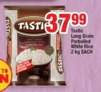 OK Grocer Tastic Long Grain Parboiled White Rice 2 kg EACH offer
