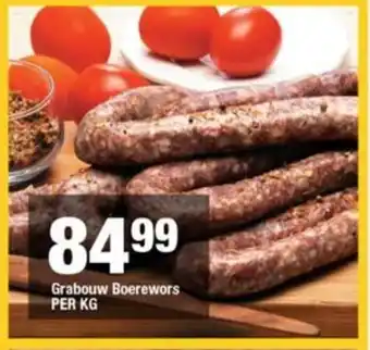 Grabouw Boerewors PER KG