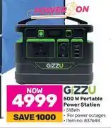 Game Gizzu 500w portable power station offer
