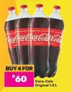 Game Coca cola original-for 4 x 1.5l offer
