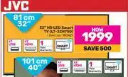 Game Jvc 32 (81cm) hd led smart tv lt-32n750 offer