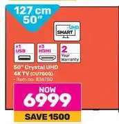 Game Samsung 50 (127cm) crystal uhd 4k tv cu7000 offer