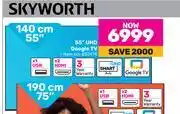 Game Skyworth 55 (140cm) uhd google tv offer